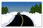 Bare road conditions
