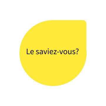 le saviez-vous? 