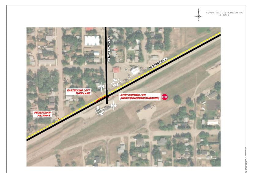 HIGHWAY NO. 10 & BOUNDARY AVE OPTION 2
