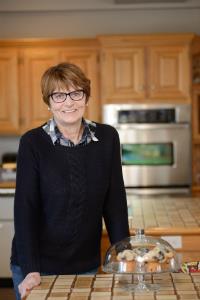 Toos in her kitchen